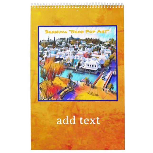 Bermuda Pop Art Kalender (Omslag)