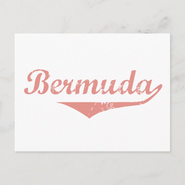 Bermuda revolutionstil vykort (Framsida)