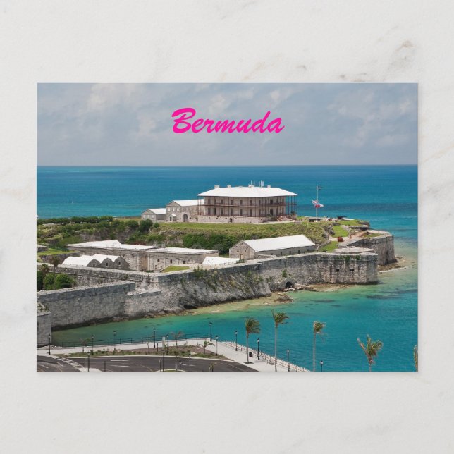 Bermuda Royal Naval Shipyard Postcard Vykort (Framsida)