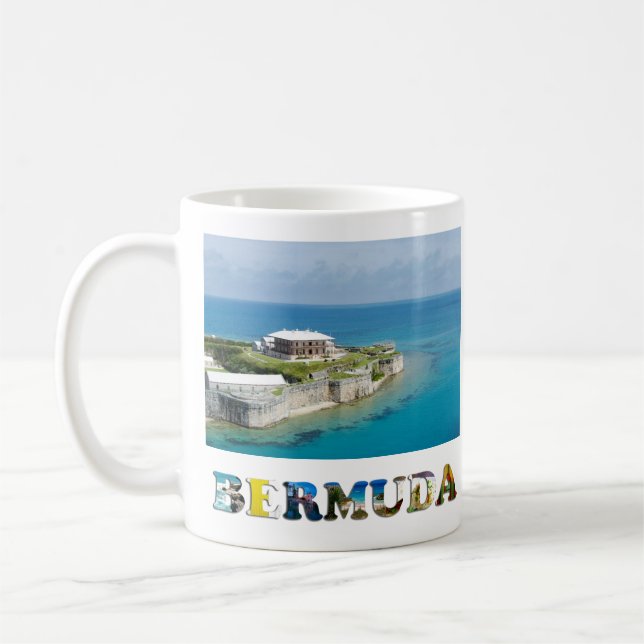 Bermuda Royal Navy Dockyard Travel Photo Kaffemugg (Vänster)