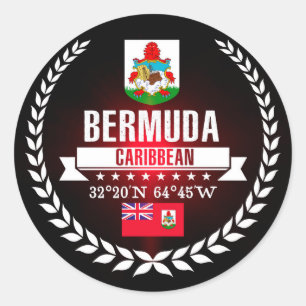 Bermuda Runt Klistermärke