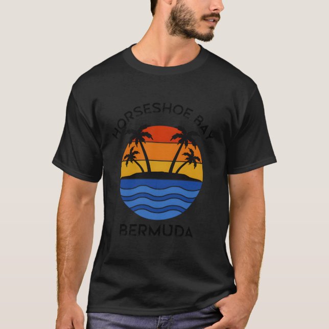 Bermuda 'S Horseshoe Bay Bermuda T Shirt (Framsida)