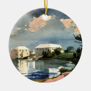 Bermuda, Salt Kettle-konstverk Julgransprydnad Keramik