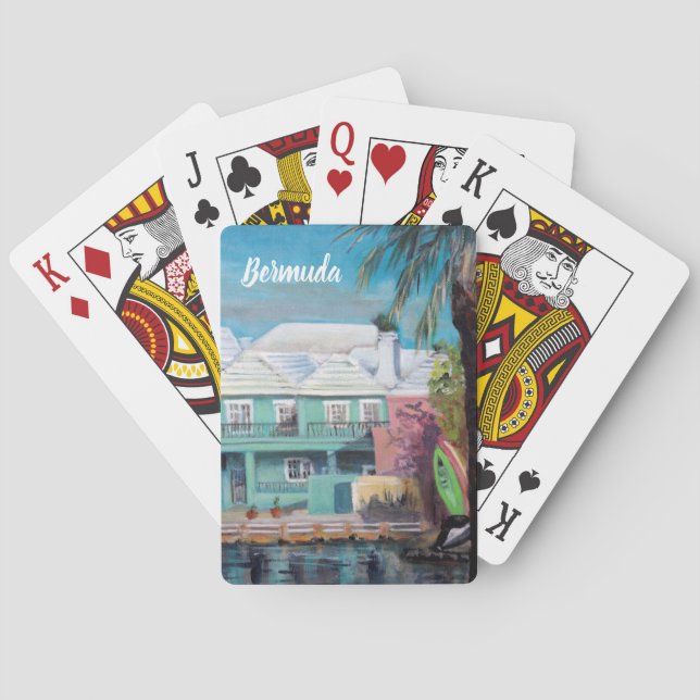 Bermuda-spelkort Casinokort (Baksidan)