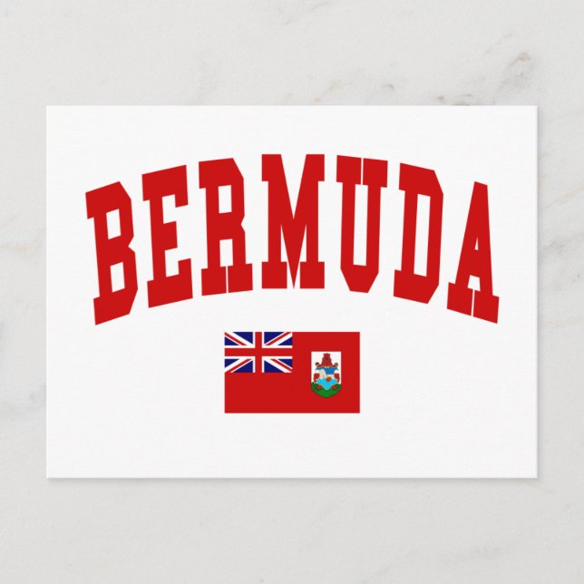 Bermuda stil vykort (Framsida)