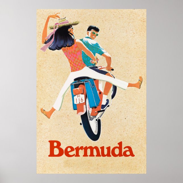 Bermuda Travel-affisch Poster (Framsidan)