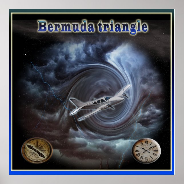 Bermuda triangel poster (Framsidan)