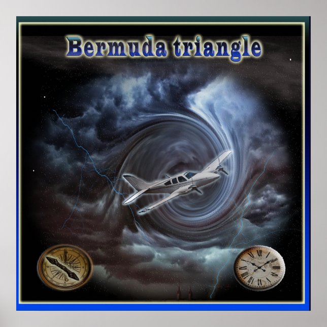 Bermuda triangel poster (Framsidan)