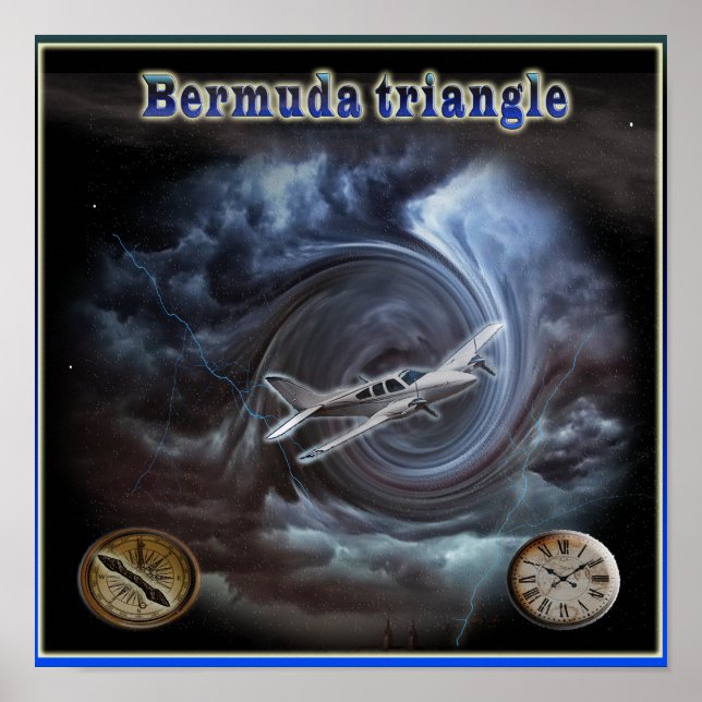 Bermuda triangel poster (Framsidan)