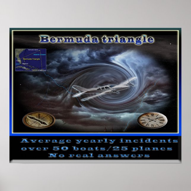 Bermuda triangel poster (Framsidan)