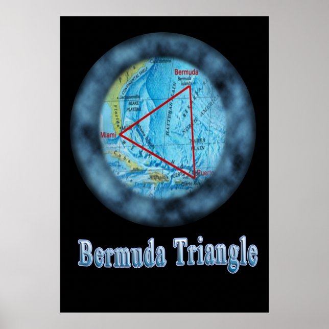bermuda triangelformgivning poster (Framsidan)