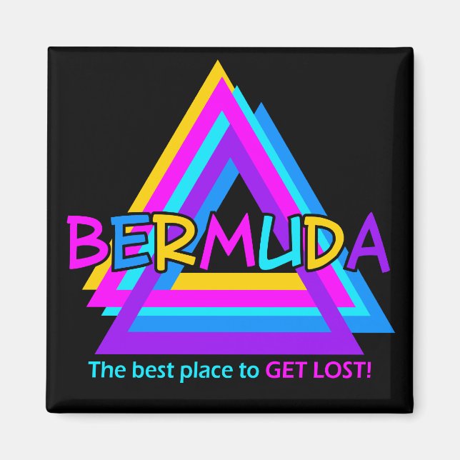 BERMUDA TRIANGLE magnet (Framsidan)