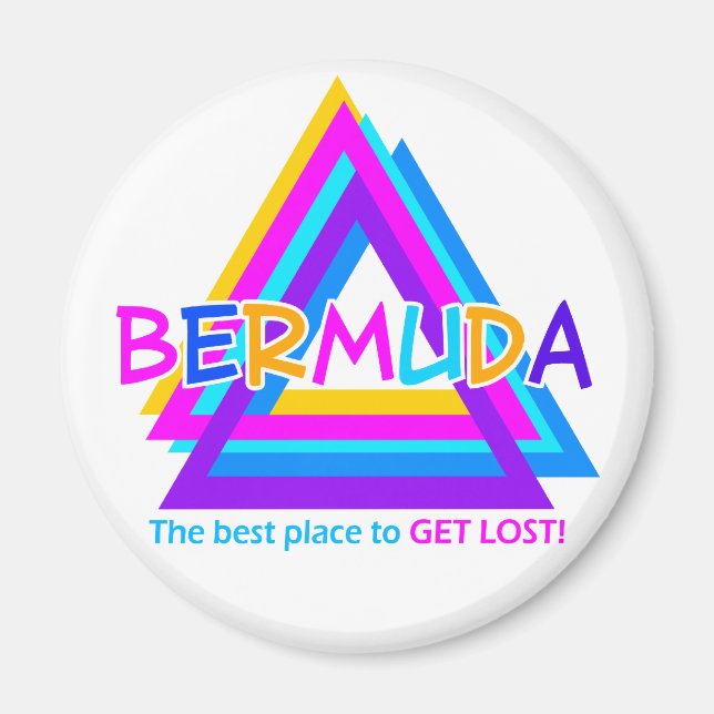 BERMUDA TRIANGLE magnet (Framsidan)