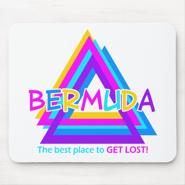 BERMUDA TRIANGLE mousepad Musmatta (Framsidan)