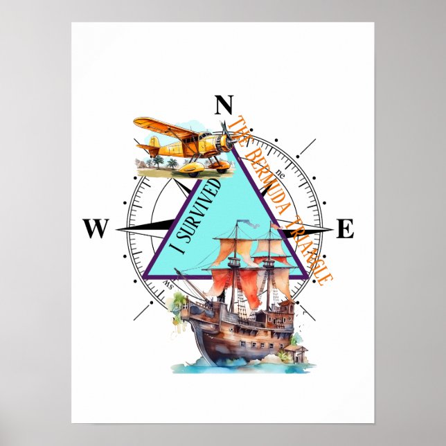 Bermuda Triangle Poster (Framsidan)