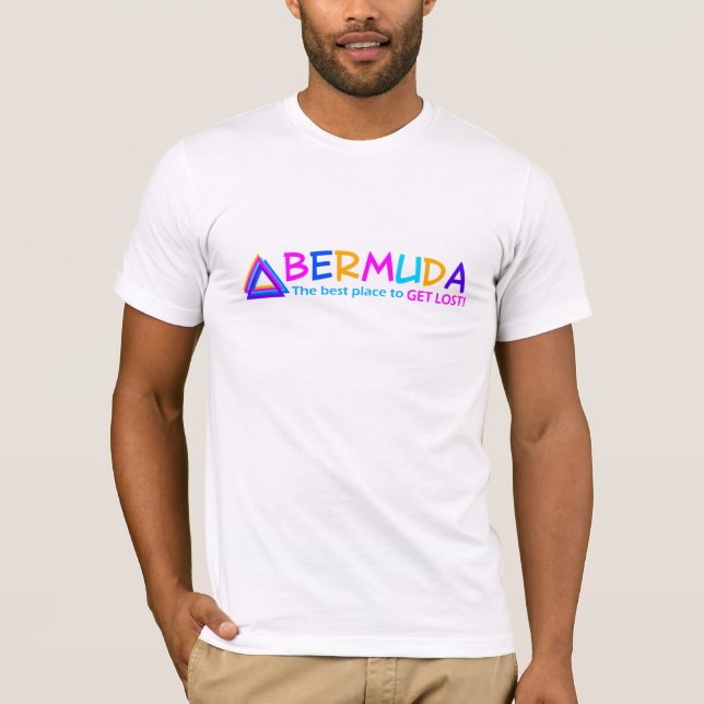 BERMUDA TRIANGLE shirt - välj stil Tee Shirt (Framsida)