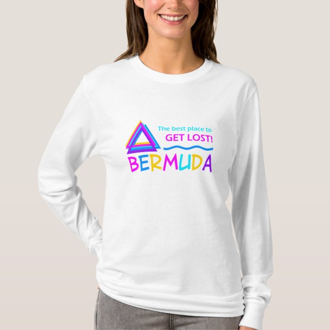 BERMUDA TRIANGLE shirt - välj stil Tröja (Framsida)
