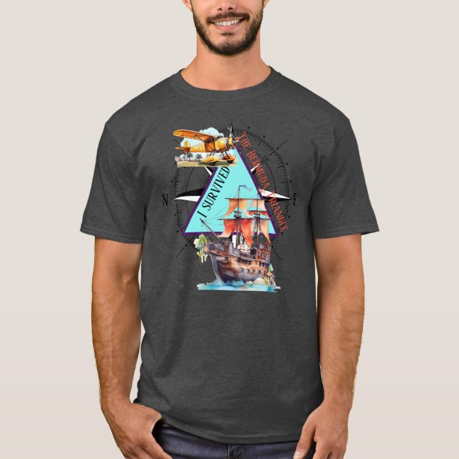 Bermuda Triangle T Shirt (Framsida)
