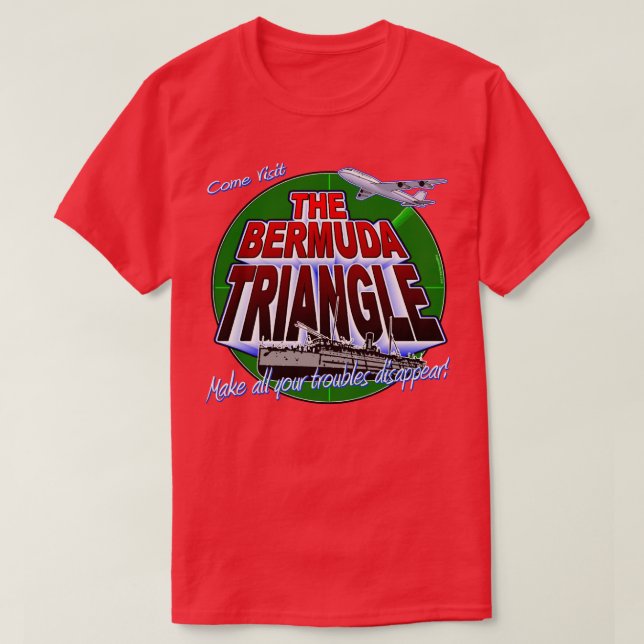 Bermuda Triangle T Shirt (Design framsida)
