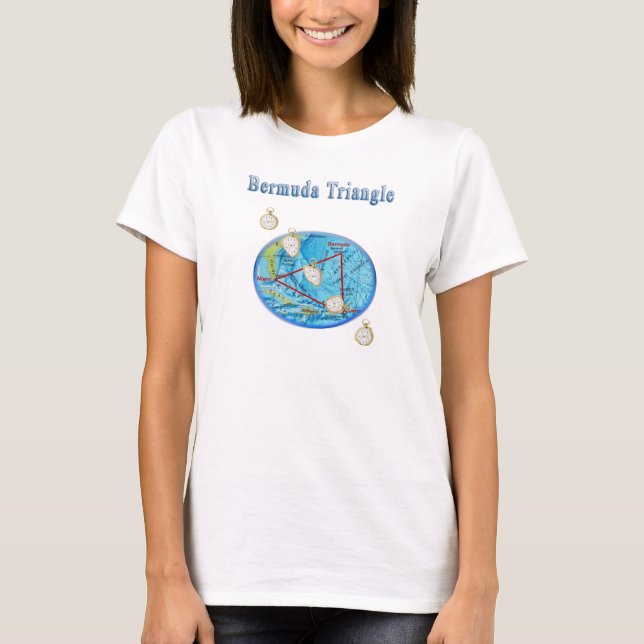 Bermuda Triangle T Shirt (Framsida)
