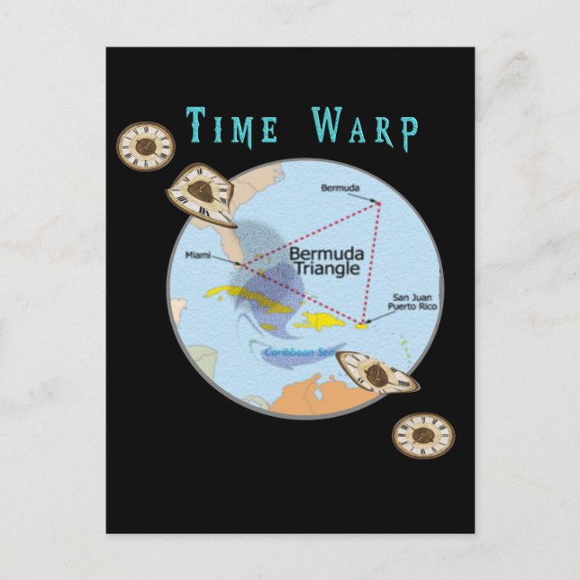 Bermuda Triangle Vykort (Framsida)