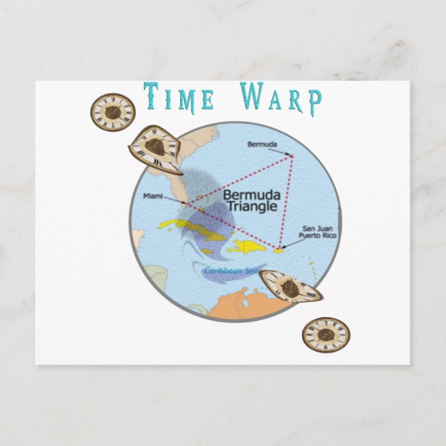 Bermuda Triangle Vykort (Framsida)