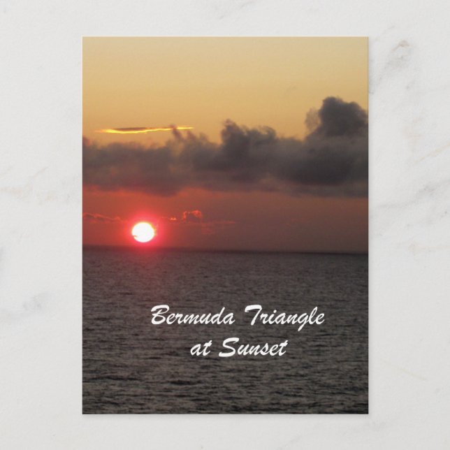 Bermuda Triangle Vykort (Framsida)