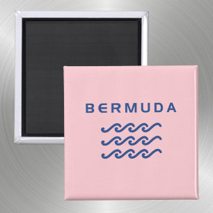 Bermuda Triple Ocean Vågar Light-Färg Magnet
