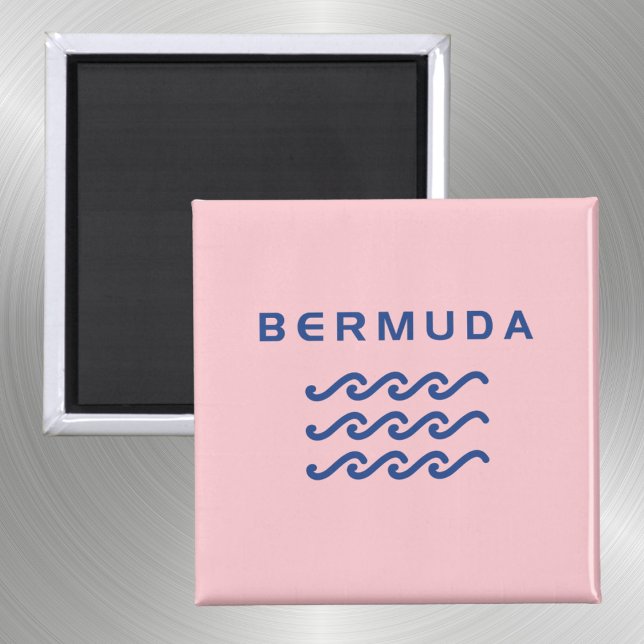 Bermuda Triple Ocean Vågar Light-Färg Magnet (Skapare uppladdad)