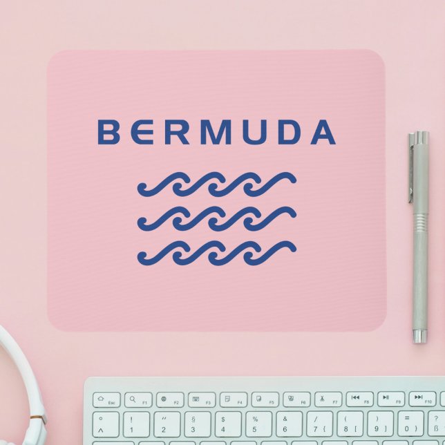 Bermuda Triple Ocean Vågar Light-Färg Musmatta (Skapare uppladdad)