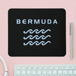 Bermuda Triple Ocean Vågar Mörk Färg Musmatta