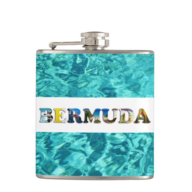 Bermuda Tropical Beach Blue Ocean Travel Foton Fickplunta (Framsidan)