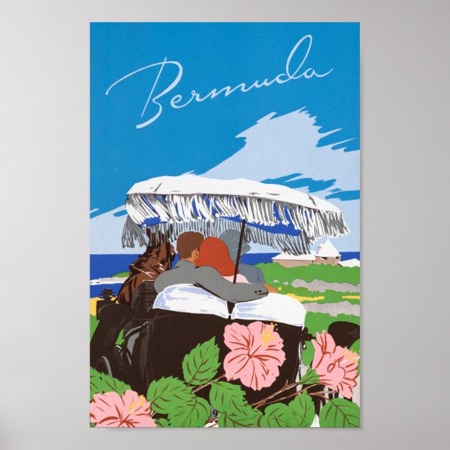Bermuda Unedated Vintage Photos Old Aesthetic Pict Poster (Framsidan)