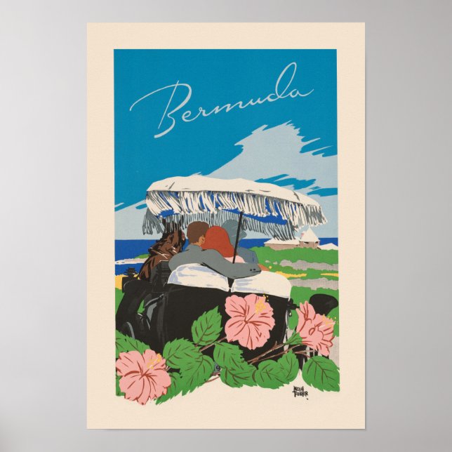 Bermuda | Vintage resor Poster (Framsidan)