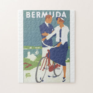 Bermuda vintage resoraffisch pussel