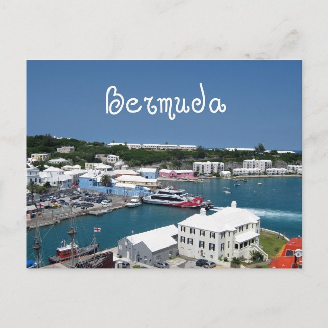 Bermuda! Vykort (Framsida)
