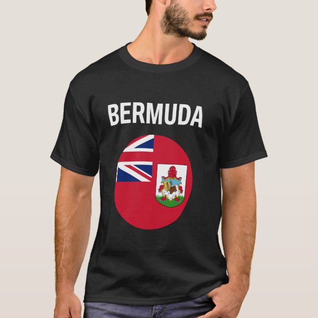 Bermudaflagga Modern T Shirt (Framsida)
