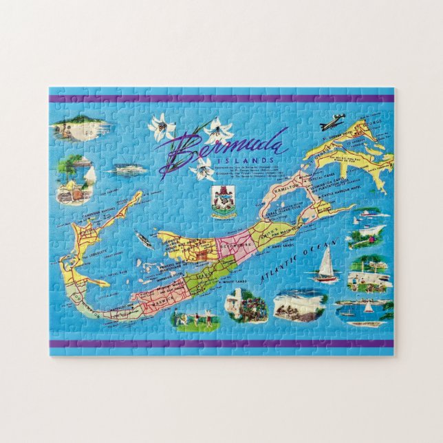 Bermudaöarna 11x14 pussel (Horisontell)