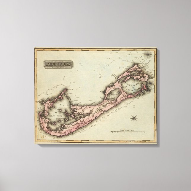 Bermudas Canvastryck (Framsida)