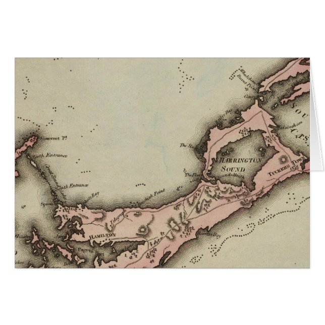 Bermudas Hälsningskort (Framsidan Horizontal)