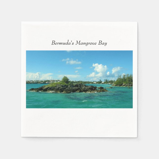 Bermuda's Mangrove Bay Pappersservett (Framsidan)