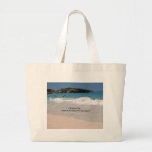 Bermudas Rosa Sand Beach Jumbo Tygkasse