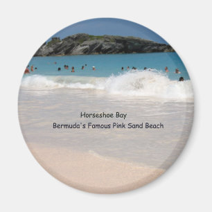 Bermudas Rosa Sand Beach Magnet