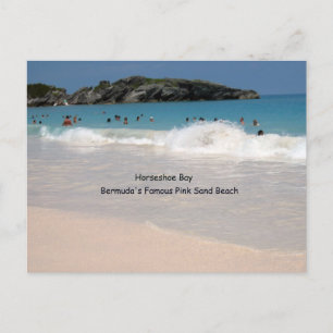 Bermudas Rosa Sand Beach Vykort