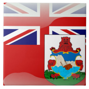 Bermudian flagga kakelplatta