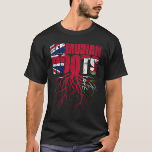 Bermudian Roots Bermuda Heritage Flagga T Shirt