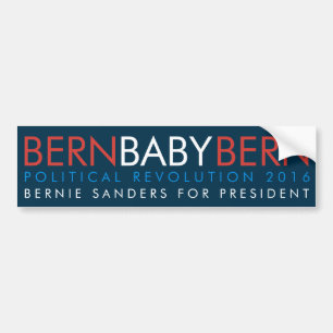 Bern Baby Bern Bernie Sanders för ordförande Bildekal