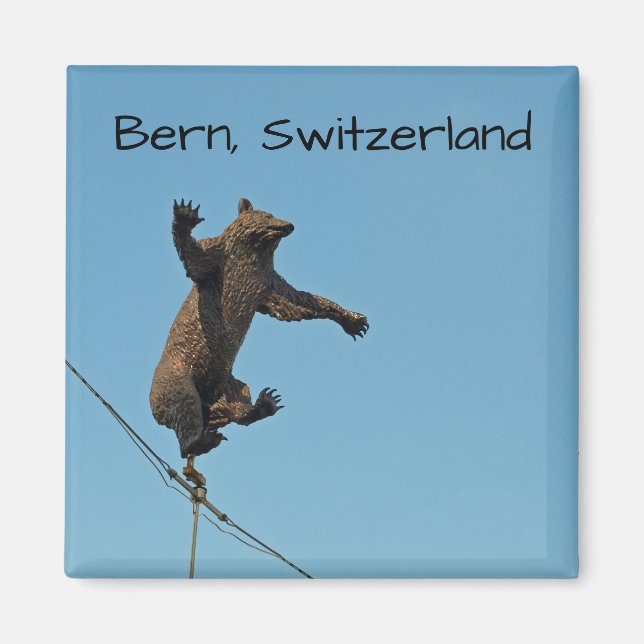 Bern Bear Photo Magnet (Framsidan)