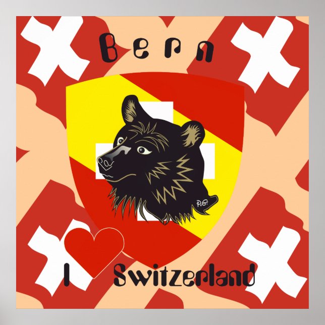 Bern, Berne, Berna, Bärn, Schweiz, Suisse, Poster (Framsidan)