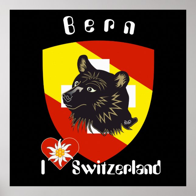 Bern, Berne, Berna, Bärn, Schweiz, Suisse, Poster (Framsidan)